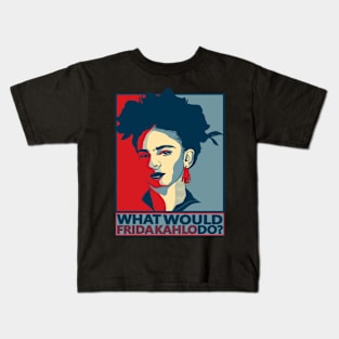 Frida Kahlo Surrealistic Strokes Kids T-Shirt